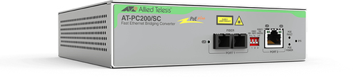 Allied Telesis AT-PC200/SC network media converter 100 Mbit/s 1310 nm Grey