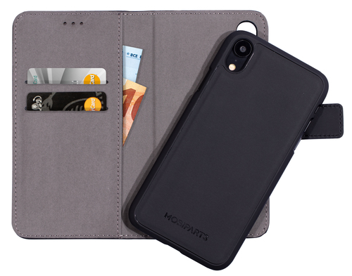 Mobiparts 2 in 1 Premium Wallet Case Apple iPhone XR Black – image 1