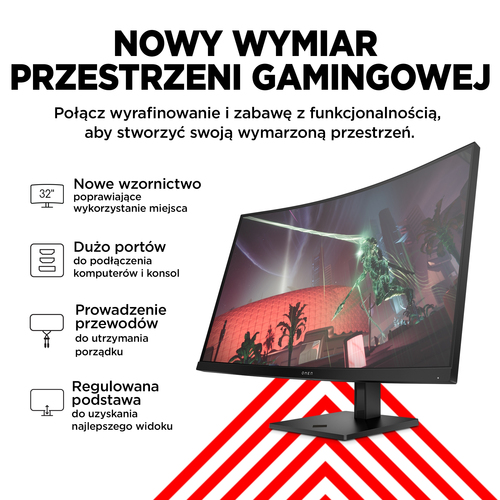 Monitor zakrzywiony 31,5