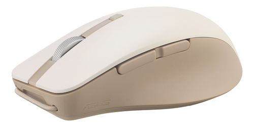 Asus SmartO MD200 Silent Plus Wireless Optical Mouse - Oat Milk, Cream - image 4
