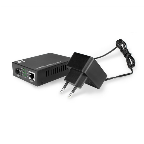 ACT AC4451 netwerk media converter 1000 Mbit/s Multimode, Single-mode Zwart, afbeelding 3