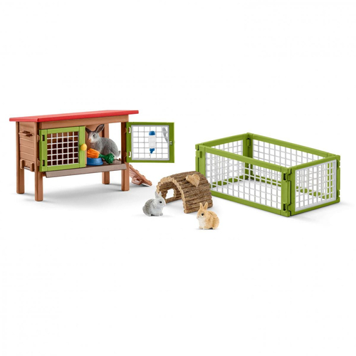 Schleich Farm World - Konijnenhok speelfiguur