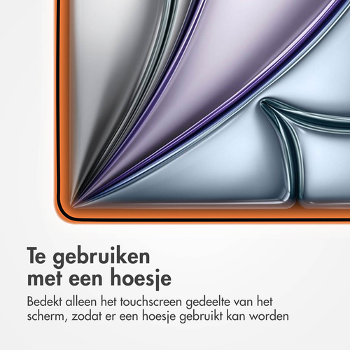 Accezz Glass screenprotector + Applicator iPad Pro 11 (2024) M4, afbeelding 4