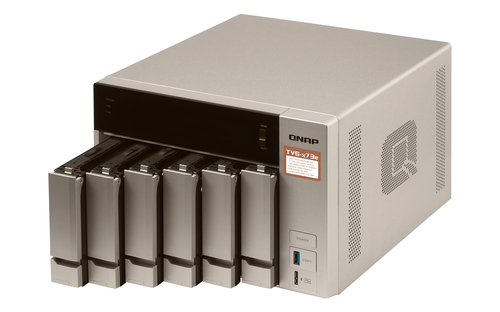 QNAP TVS-673E-4G NAS Tower AMD Embedded R-Series SoC RX-421BD – image 4
