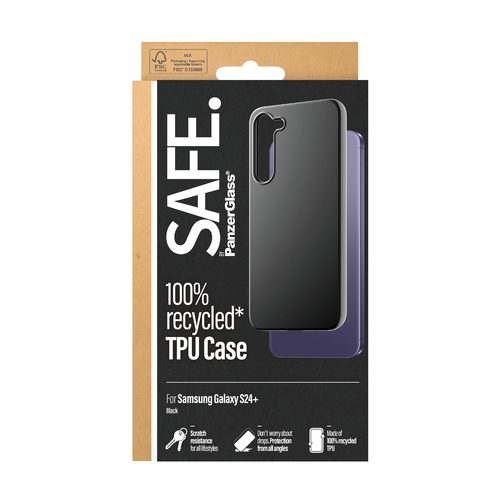 PanzerGlass SAFE. by PanzerGlass® TPU Case Samsung Galaxy S24+ | Black – image 3