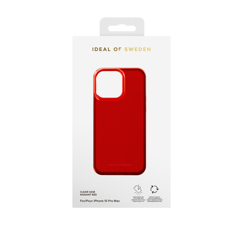 iDeal of Sweden Clear Case iPhone 15PM Radiant Red – image 2