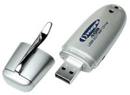 Integral 4GB USB 2.0 Silver Flash Drive