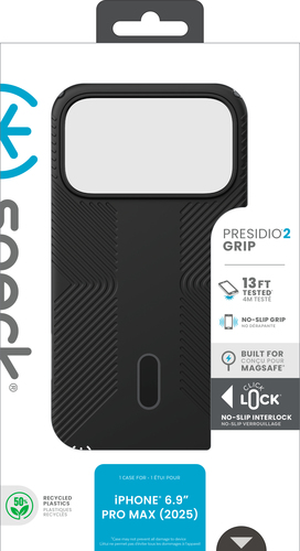 Speck Presidio2 Grip + ClickLock Apple iPhone 17 Pro Max Black - with Microban – image 5