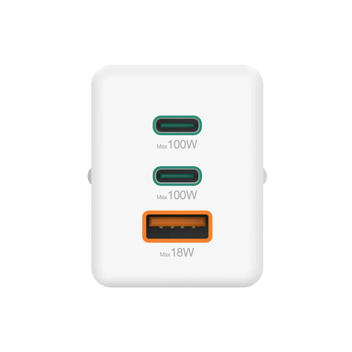 Hama Quick Charger GaN 2x USB-C PD 1x USB-A QC Mini-Charger 100 W Oplader Wit, afbeelding 8
