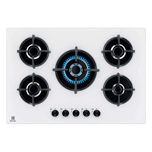 Electrolux EGG75372W Белый Встроенный 75 cm Газовый 5 зона(ы)