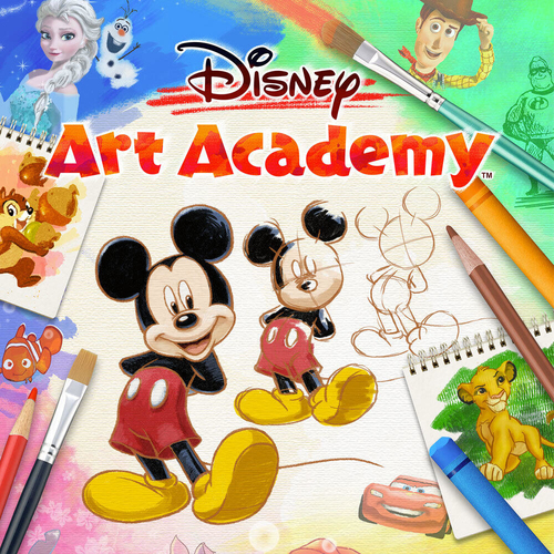 Nintendo Disney Art Academy Стандартная Немецкий, Английский, Испанский, Французский, Итальянский язык Nintendo 3DS