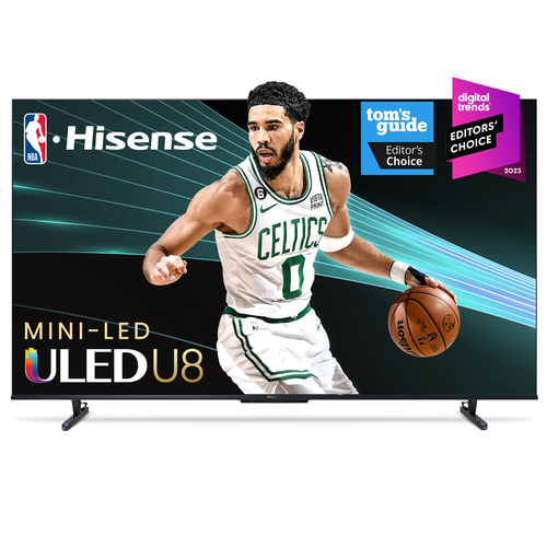 TV MINI-LED 65 INC HISENSE  SMART ANDROID TV 4HDMI 2USB BLUETOO - 65U8K