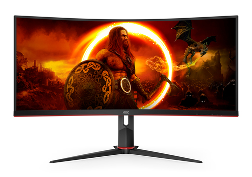 Aoc G2 CU34G2XP 34 VA Wqhd 180Hz 1ms UltraWide Curved Gaming Monitor - image 1