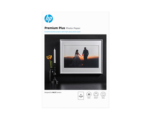 Original HP A3 Premium Glossy Photo Paper 300gsm (20 sheets) - image 1