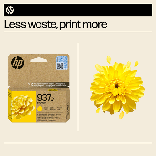 HP 937E EvoMore Original Ink Cartridge High Yield Yellow 4S6W8NE - image 6