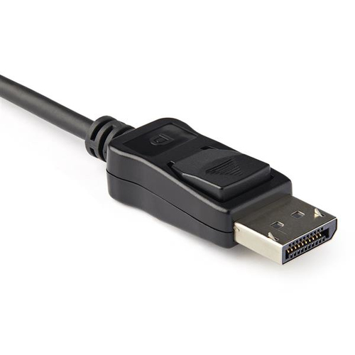 StarTech.com DisplayPort to HDMI Adapter, 4K 60Hz HDR10 Active DisplayPort 1.4 to HDMI 2.0b Video Converter, 4K DP to HDMI Adapter Dongle for Monitor/Display/TV, Latching DP Connector - Ultra HD, EMI Shielding (DP2HD4K60H) Videoadapter 25.16cm Sort – billede 3