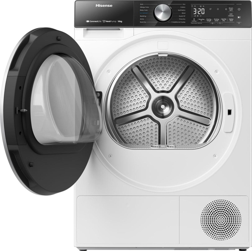 Hisense 5S Series DH5S102BW 10Kg Heat Pump Tumble Dryer - White - A+++ Rated, White - image 7