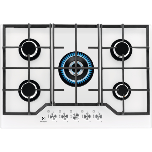 Electrolux PVB752UOV Белый Встроенный 75 cm Газовый 5 зона(ы)