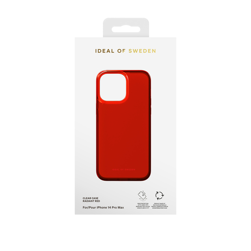 iDeal of Sweden Clear Case iPhone 14PM Radiant Red – image 2