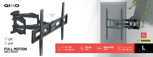 Qixo QXTVWALLMOUNTFM45K TV mount/stand – image 2