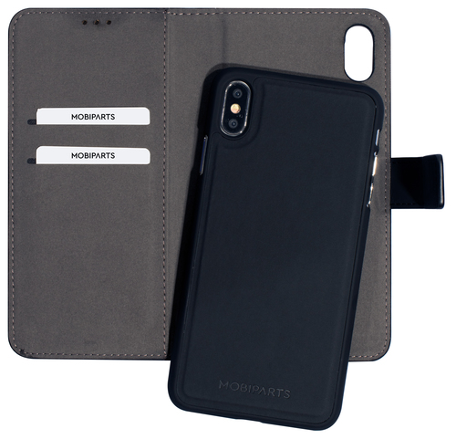 Mobiparts 2 in 1 Premium Wallet Case Apple iPhone XS Max Black – image 1