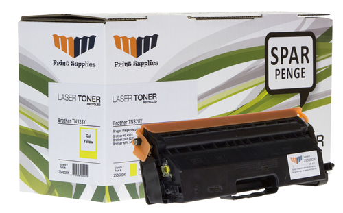 MM Yellow Laser Toner - Brother TN328Y - For Brother DCP / HL / MFC – image 1