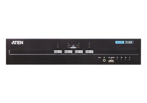 ATEN 4-Port USB DisplayPort Dual Display Secure KVM Switch (PSS PP v3.0 Compliant) – image 2