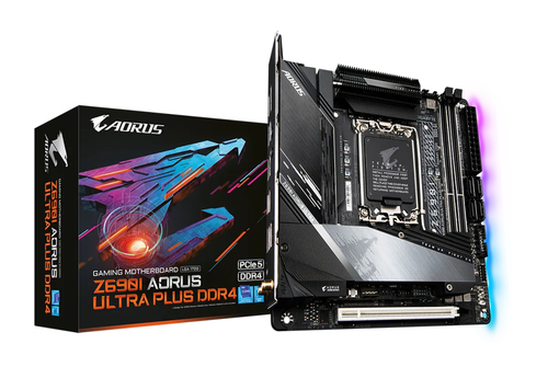 GIGABYTE Z690I AORUS ULTRA PLUS DDR4 Intel Z690 LGA 1700 Микро ATX