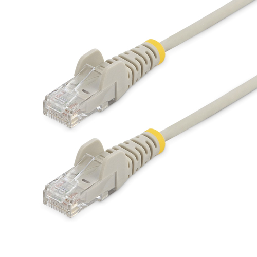 CABLE 1.8M RED ETHERNET CAT6 SIN ENGANCHES SNAGLESS GRIS UPC 0065030873048 - N6PAT6GRS