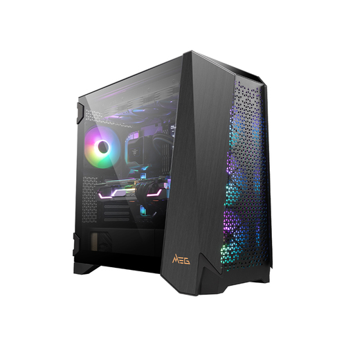 MSI Infinite ZS 9NVR-1482US AMD Ryzen™ 9 9900X3D 32 GB LPDDR5-SDRAM 2 TB Твердотельный накопитель (SSD) NVIDIA GeForce RTX 5070 Ti Windows 11 Pro Настольный ПК Черный