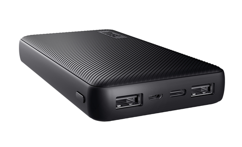 Trust Primo Powerbank 15000mAh 15Watt 2xUSB-A 1xUSB-C Sort