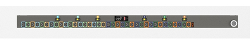 Vertiv Geist MNR3EHB1-36PNB8-6PS15D0A10-S-A power distribution unit (PDU) 36 AC outlet(s) 0U Black