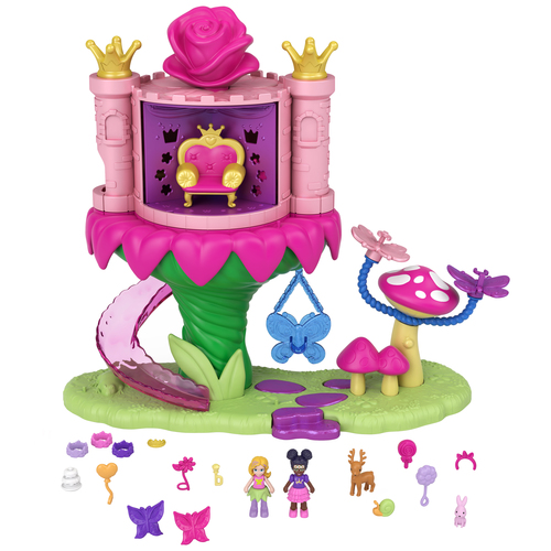 Polly Pocket Rainbow Funland Fairy Flight Ride