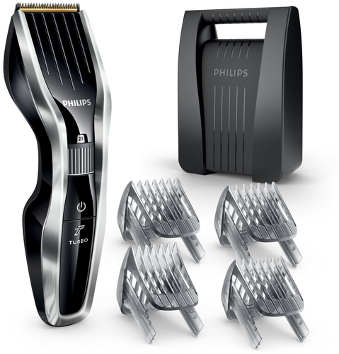 Philips HAIRCLIPPER Series 5000 Hair clipper with titanium blades & 4 combs HC5450/83