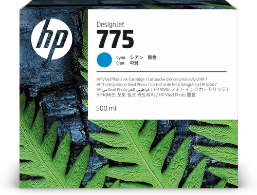 Tinta HP LF 775 500ml Color Cian 1XB17A - 1XB17A