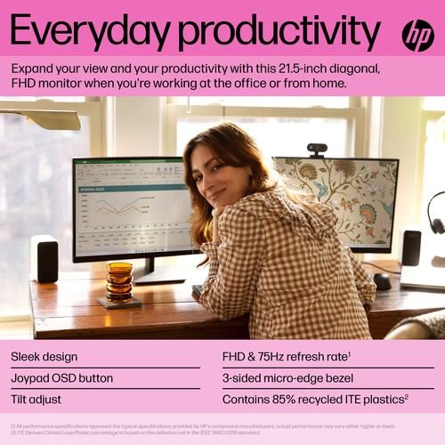 HP P22 G5 FHD Monitor – image 2
