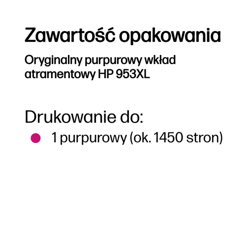 HP Inc. Tusz nr 953XL Magenta F6U17AE