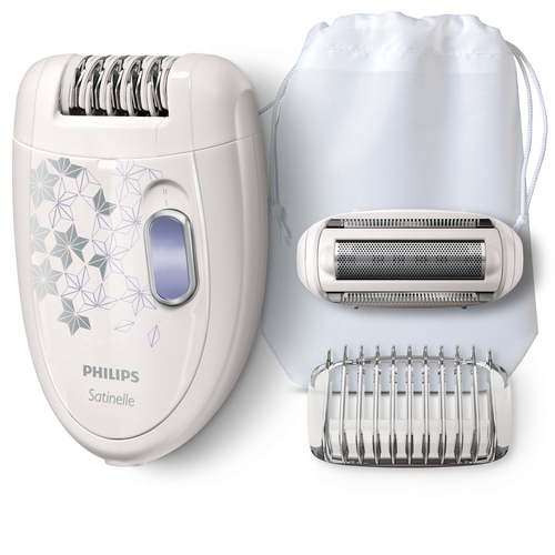 Philips Satinelle Essential HP6423/30 epilator 20 tweezers Violet, White – image 2