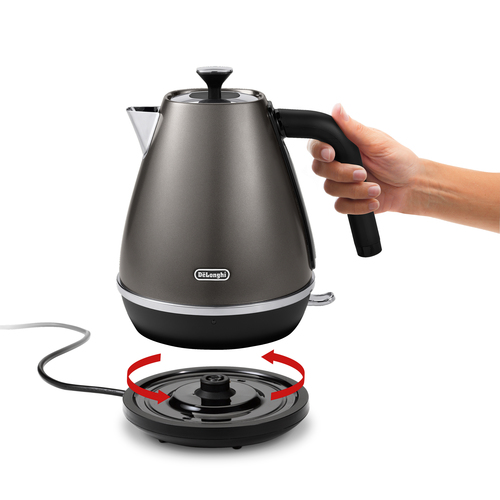 Delonghi Distinta X Kettle in Titanium - Titanium - image 3