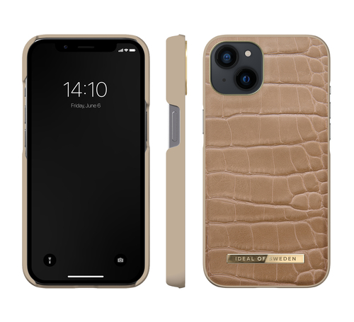 iDeal of Sweden Atelier Case iPhone 13 Camel Croco – image 3