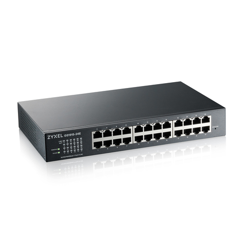 Zyxel GS1915-24E Управляемый L2 Gigabit Ethernet (10/100/1000) 1U Черный