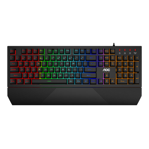 AOC GK200 keyboard Gaming USB Black – image 2