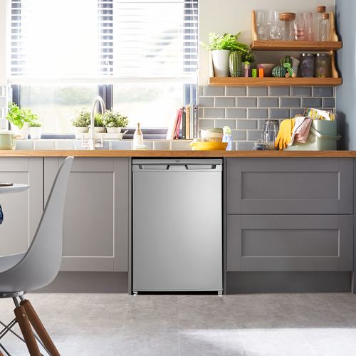 Beko UR4584S Undercounter Fridge - Silver/Grey - image 4
