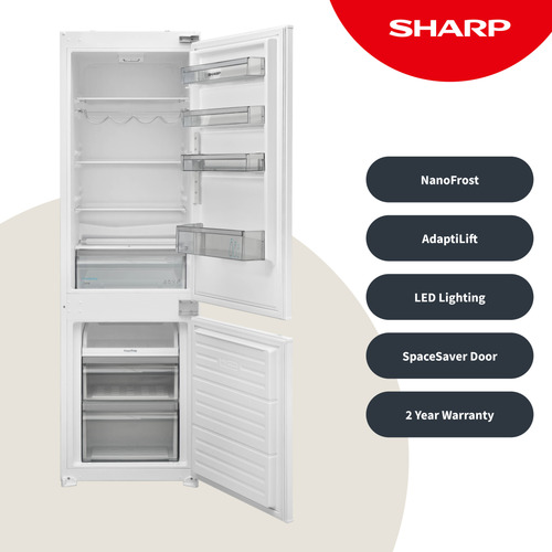Sharp SJ-BE250M1XS-EN fridge-freezer Freestanding – image 3