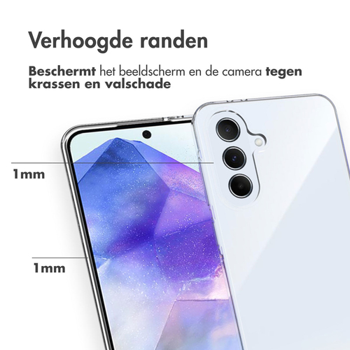 Accezz Clear Backcover voor de Samsung Galaxy A56 - Transparant, afbeelding 3