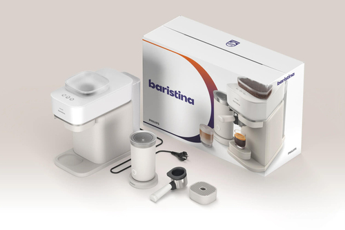 Philips Baristina BAR308/00 Wit + Melkopschuimer, afbeelding 4