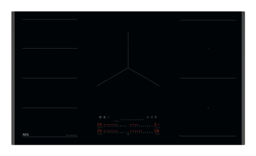 AEG TK95II08FB Черный Встроенный 90 cm Плита с зонами индукции 5 зона(ы)
