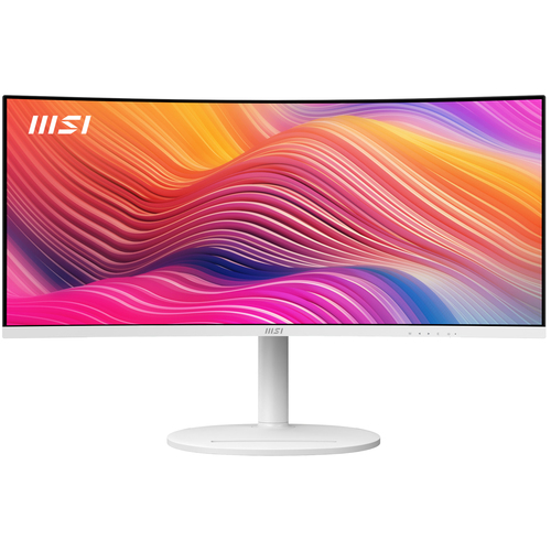 Msi Modern MD342CQPW Wide Quad HD 34" Curved VA LCD Monitor - White - image 2