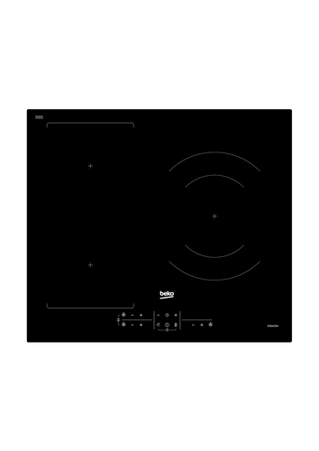 Beko HII63201FMT hob Black Built-in
