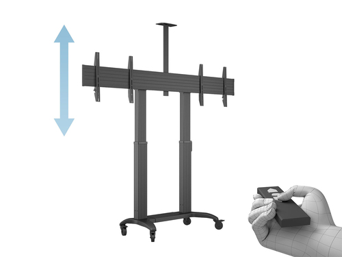 Multibrackets 4424 крепление для телевизора 190,5 cm (75") Черный